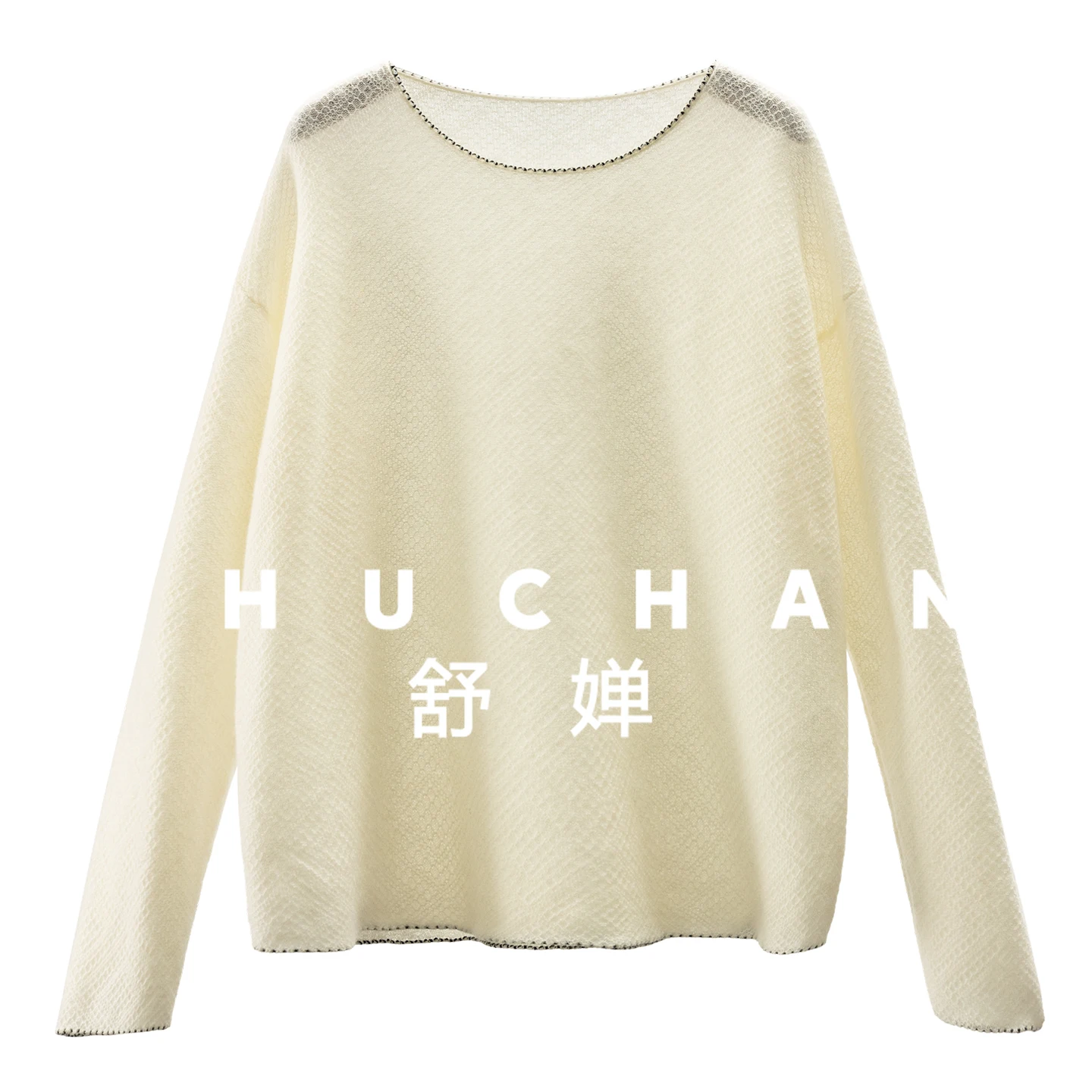 

Luxury Pullover Women High-quality Cashmere Wool Diamond Jacquard Sweater Women's 92E8