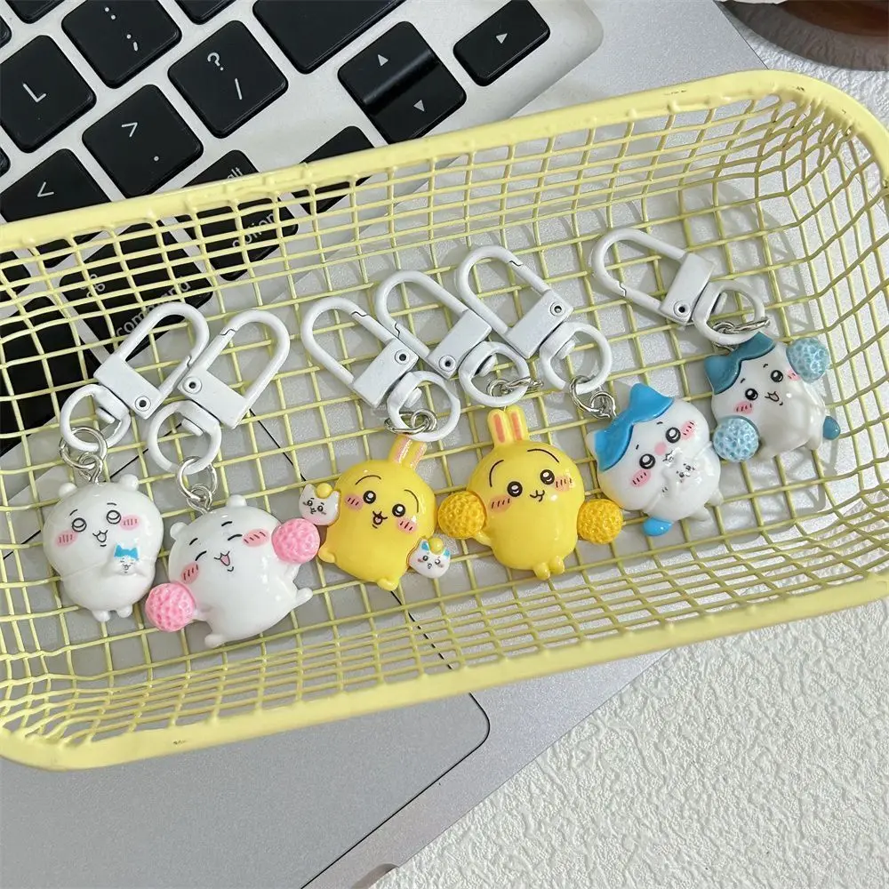 New Model Chii Kawa Cute Cartoon Keychain Resin Students Backpack Best Friend Gift Y2k Fashion Toys Anime Cartoon