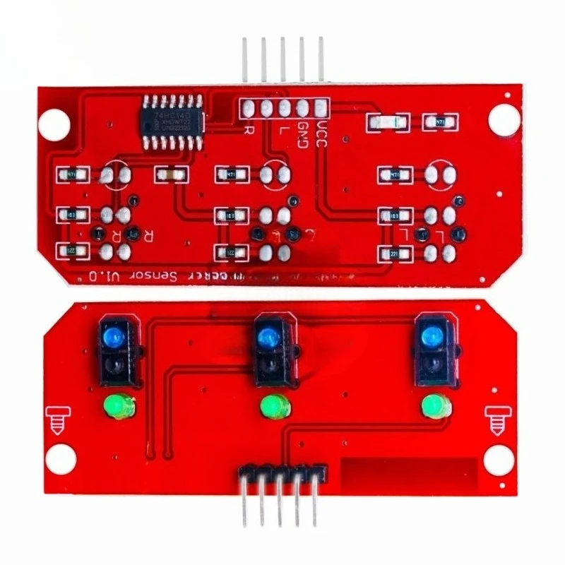 5Channel/ 3channel TCRT5000 IR Photoelectric Switch Barrier Line Track Module Infrared Obstacle Avoidance Sensor For Arduino DIY