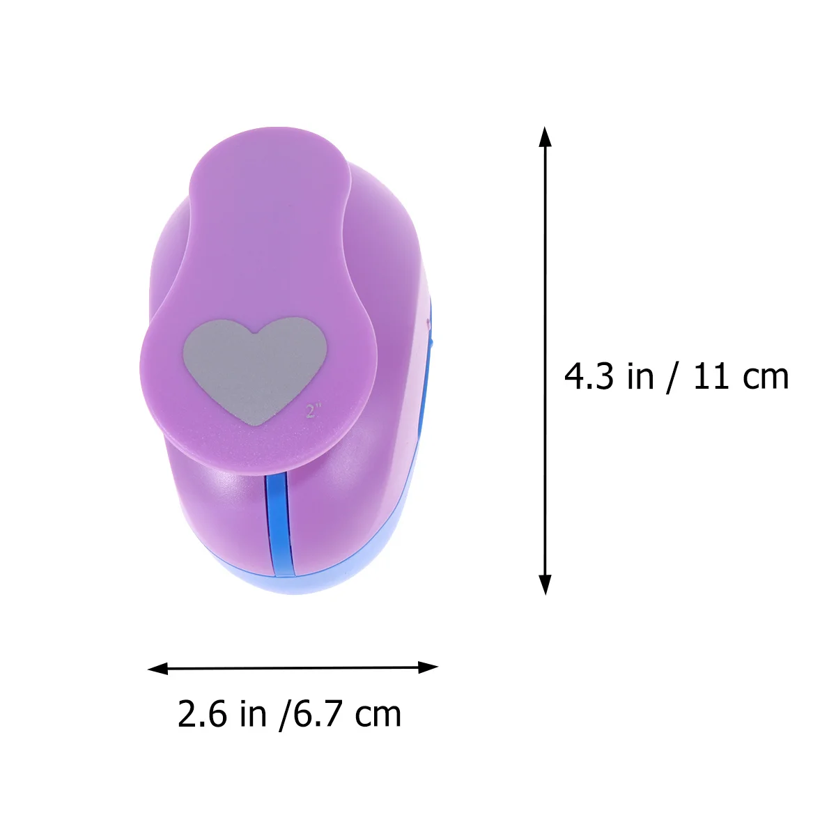 

3 Pcs Craft Paper Punches 1 2 5cm 5cm DIY Heart Pattern Ideal for Greeting Cards Scrapbooking Albums Decorations Hole Puncher