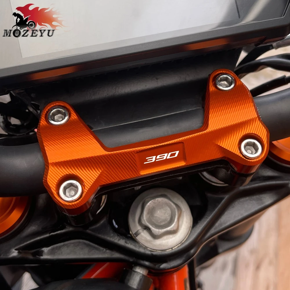 

For DUKE 125 200 250 390 DUKE 2006 - 2017 2018 2019 2020 2021 2022 2023 Motorcycle Accessories Handlebar Risers Top Cover Clamp