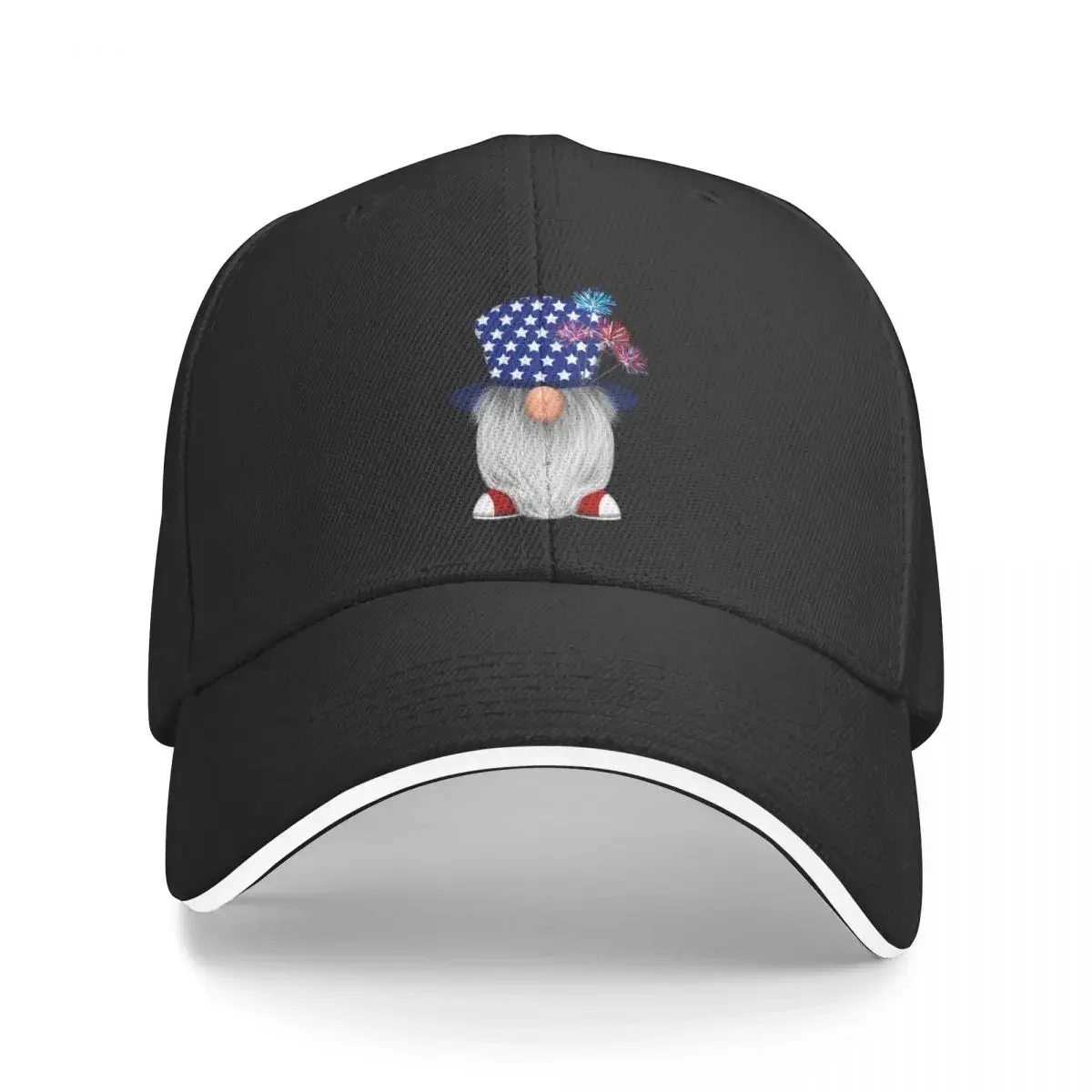 Uncle Sam Gnome Baseball Cap Luxury Cap Anime Mens Tennis Women's