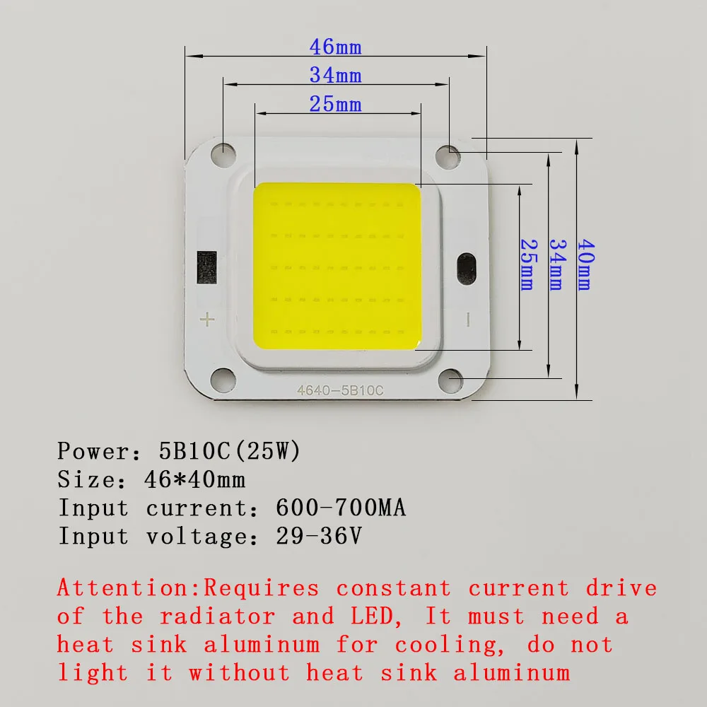 LED Chip Beads 70W 60W 50W 35W 25W 29-36V Backlight Diode Lamps Cold White Warm White LED Matrix For DIY LED Flood Light Bulbs