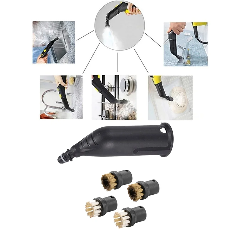 AC39-Damper Nozzle Borstels Set Voor Karcher SC1 SC2 SC3 SC4 SC5 Vervangende Onderdelen Accessoires Ronde Stoomreiniger Borstels