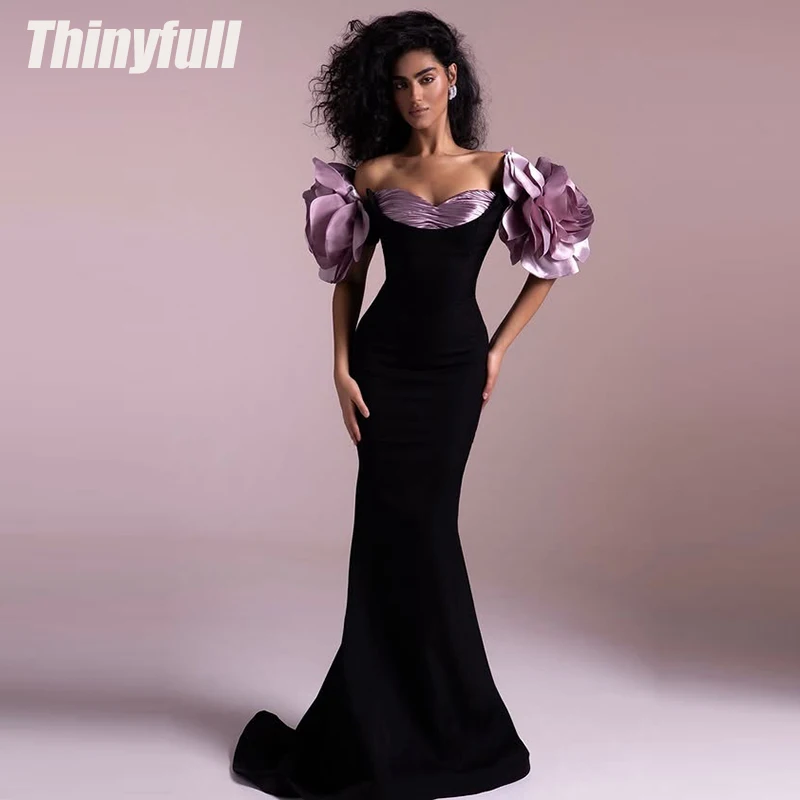 

Тонкие атласные арабские платья русалки для выпускного вечера Милая с открытыми плечами Вечерние платья Robe De Soirée Индивидуальное платье для особых случаев