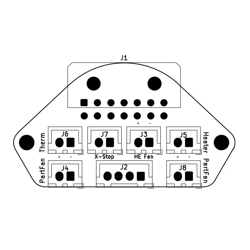 

Совершенно новый для Voron0 Voron0.1, внешняя рамка печатающей головки 3D-принтера, плата преобразования печатной платы