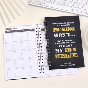 2025-2028毎月のプランナーPVC防水カバー毎日の毎日のスケジュールオーガナイザーTo-Doリストマンスリーノートブック(2025.07-2028.06) 12ベストセールスプランナーMENSILE -№7