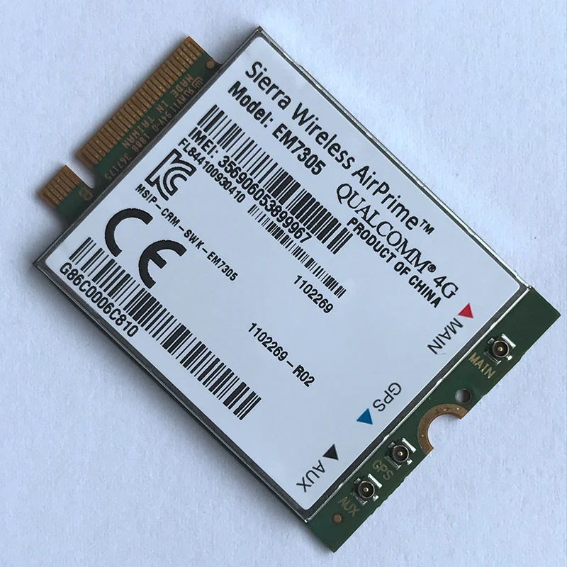 Best-Sierra Wireless EM7305 4G M.2 NGFF 100M LTE WWAN Card، وحدة بطاقة الشبكة 4G