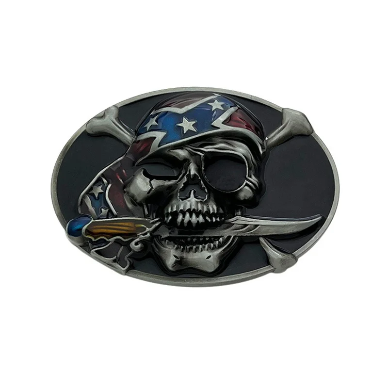 Punk personality belt buckle Western style