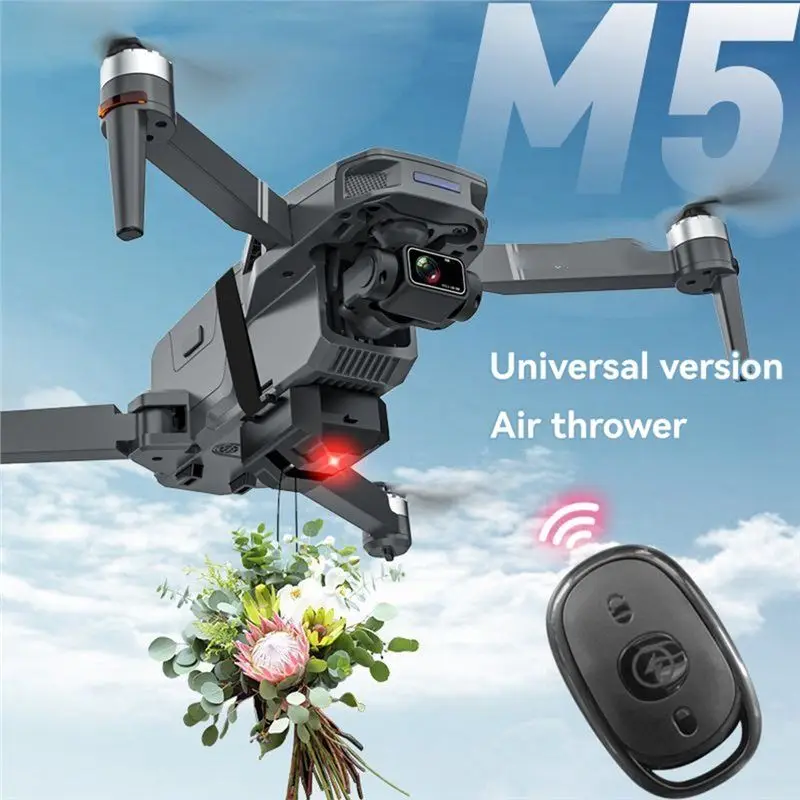 B92B Drone Airdrop System for DJI Mini 3 Pro/Mini 4 Pro/Mini 2/SE, Fishing Bait Delivery Wedding Ring Gift Dropper with Remote