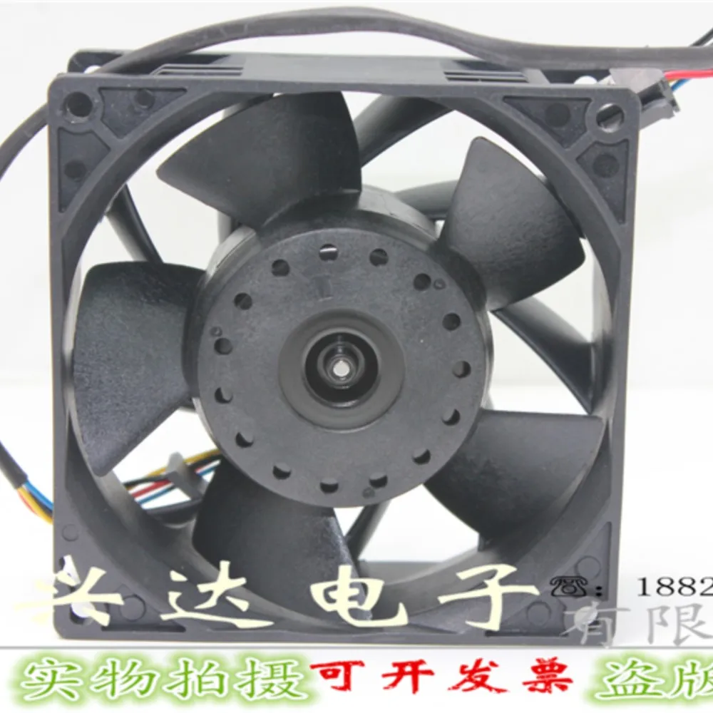 For PFR0912XHE 90x90x38mm 12V 4.5A Dual Motor Dual Ball High-Pressure Car Cooling Fan