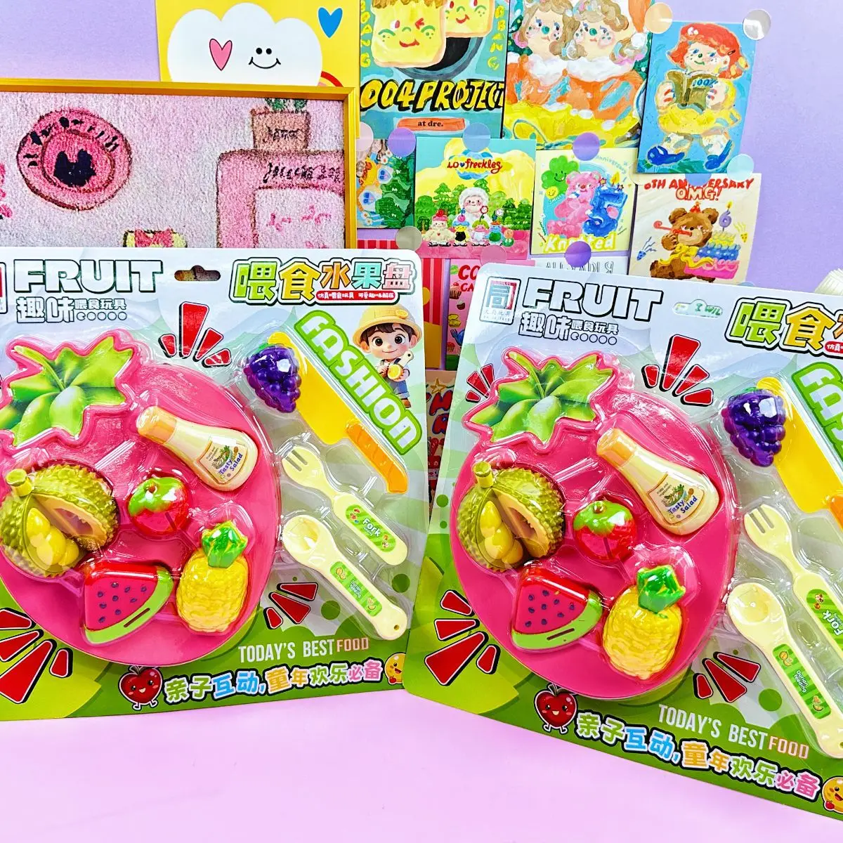 Simulatie Fruitschaal Voederspeelgoed Volledige set Simulatie Durian Watermeloen Voederspel Speelhuis Speelgoed Grappige kinderen Snijden Fruit