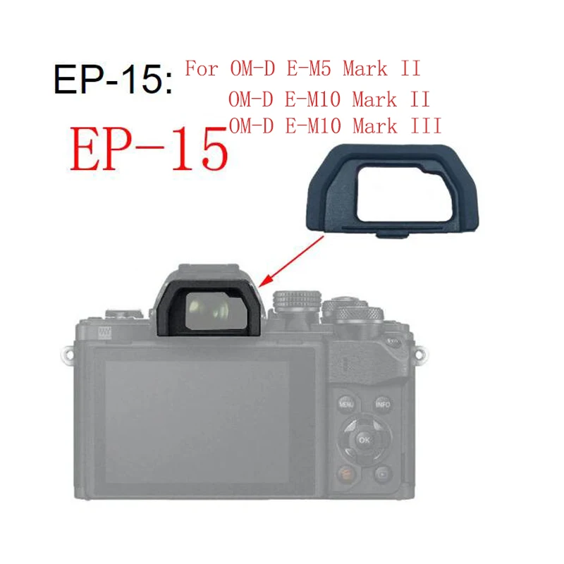 EP-15 Ep15-oculair Zoeker Eyecup Harde Abs Voor Olympus OM-D Omd E-M10 Mark Ii/E-M5 Mark Ii/E-M5 Mark Iii Camera