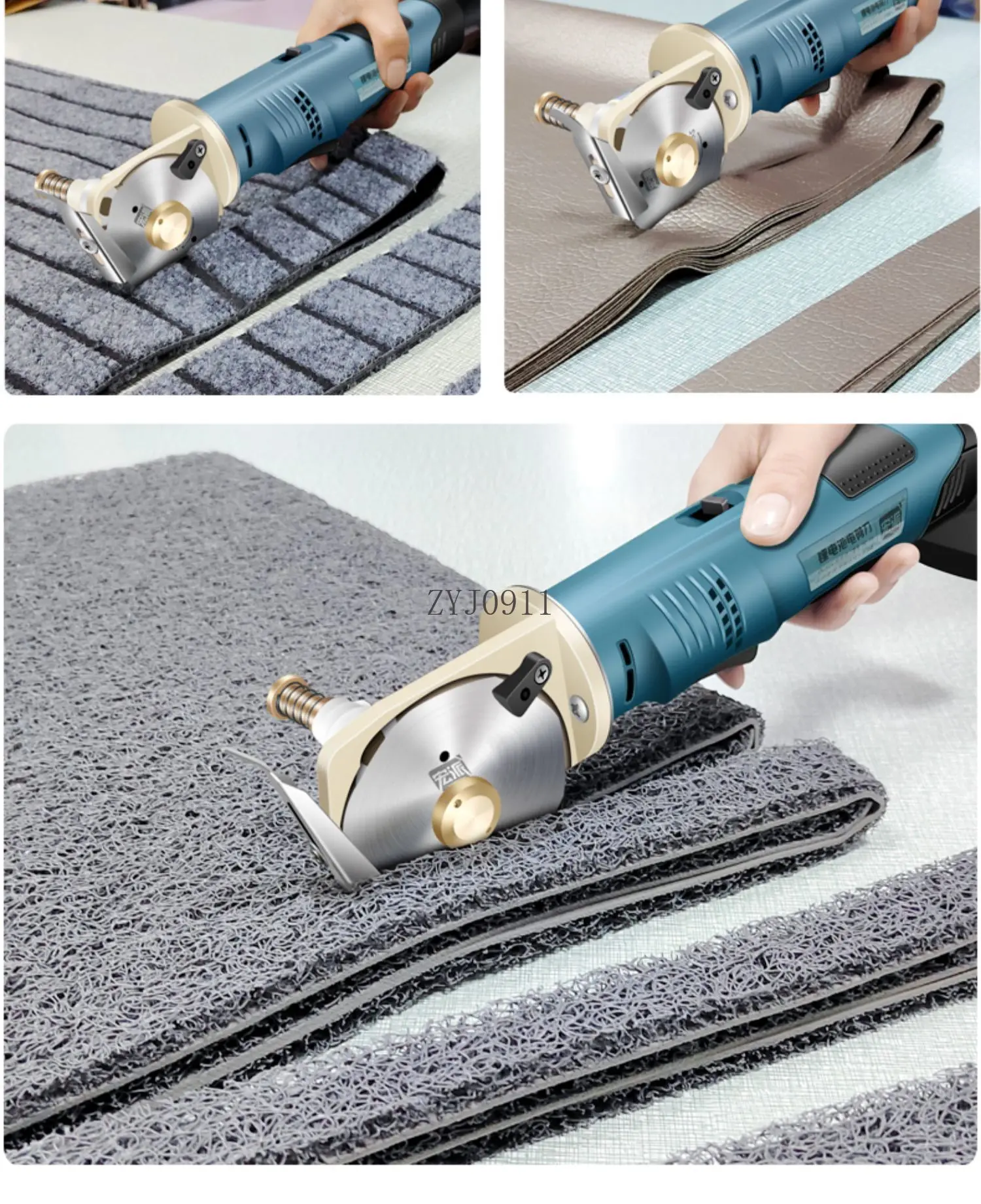 Macchina da taglio per forbici con batteria al litio Macchina da taglio elettrica per tende in tessuto portatile