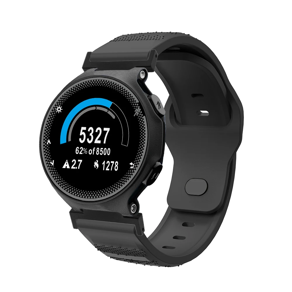 

Rice Grain Sport Band For Garmin Forerunner 230/220/235/620/630/735XT Bracelet Sweatproof Silicone Replacement Smart Watch Strap