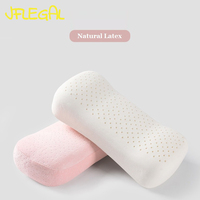 JFLEGAL Latex Pillow Office Siesta Portable Odorless Small Pillow 85% Natural Rubber Student Sleeping Cushion Pillow Almohada