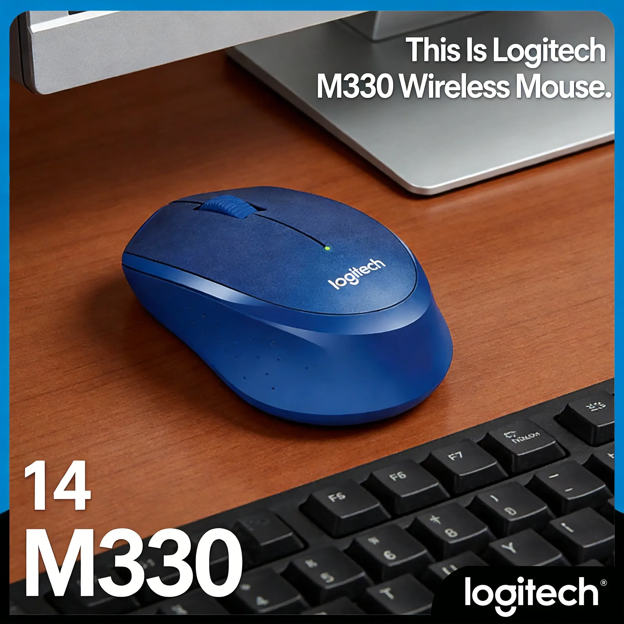 

Компактная беспроводная мышь M330: незаменимый аксессуар для бизнеса и офиса