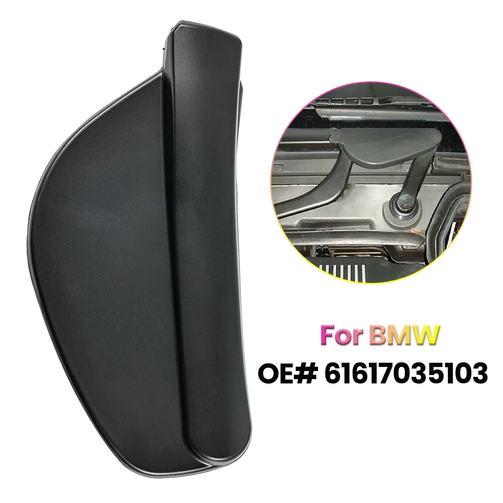 أسود 1 قطعة سيارة الجبهة ممسحة الزجاج الأمامي الذراع غطاء تغليف لسيارات BMW 5 6 سلسلة E61 E60 E63 E64 المملكة المتحدة جودة عالية دائم قطع غيار السيارات