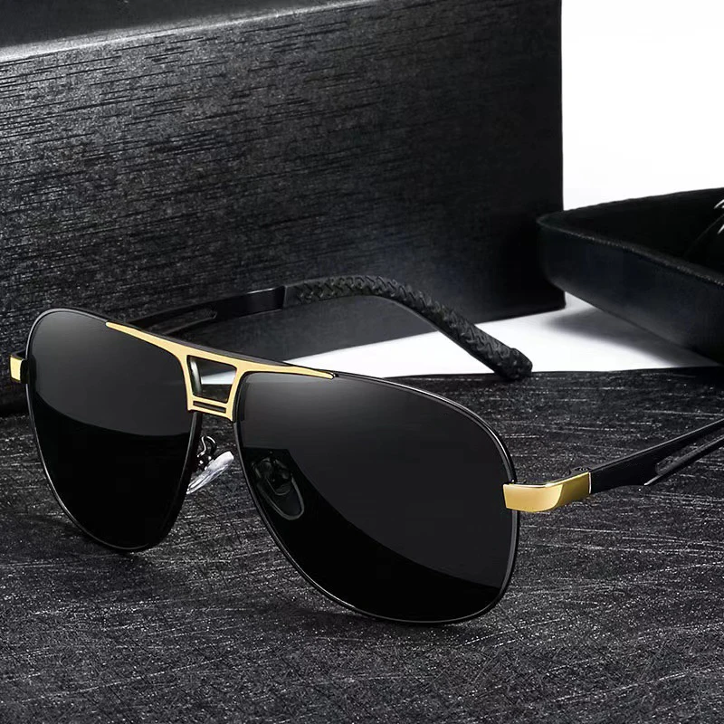 

Luxury Brand Sunglasses Men Women Pilot Polarized Driving Fishing Sun Glasses Male Metal Sunglasses For Man UV400