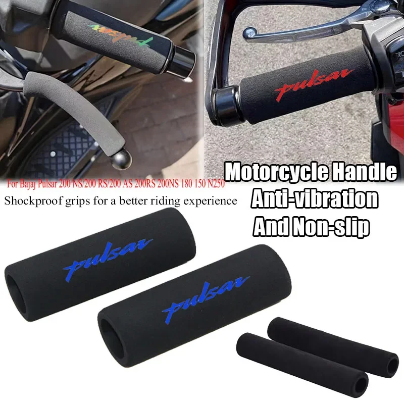 Motorcycle Grip Cover Shockproof Sponge Grip Non-slip Handlebar For Bajaj Pulsar 200 NS/200 RS/200 AS 200RS 200NS 180 150 N250