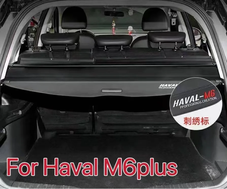 

For Haval M6 Plus 2021 2022 2023 Car Rear trunk Curtain Cover Rear Rack Partition Shelter Car-styling Decoration Accessorie