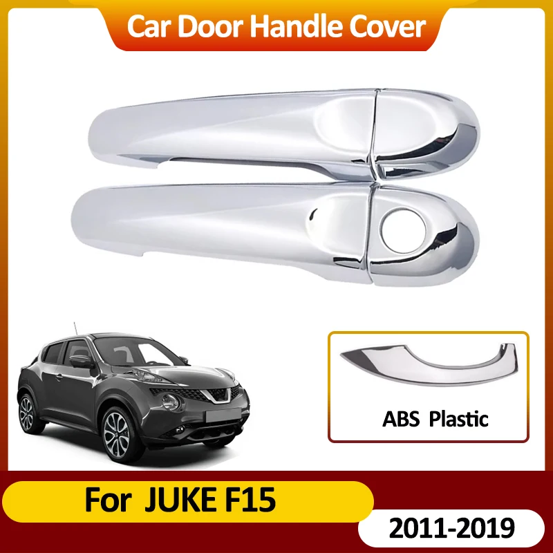 For Nissan Juke F15 Infiniti ESQ 2011~2019 Door Handles Covers Sticker Auto Exterior Scratch Resistant Car Decorate Accessories