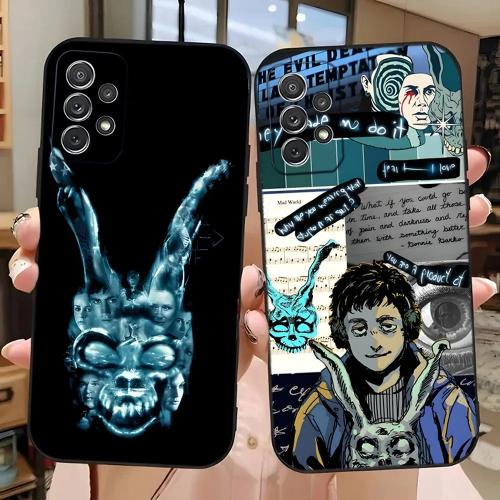 

D-Donnie Darko Phone Case For Samsung Galaxy A13,A21s,A22,A31,A32,A52,A53,A71,A80,A91 Soft Black Phone Cover