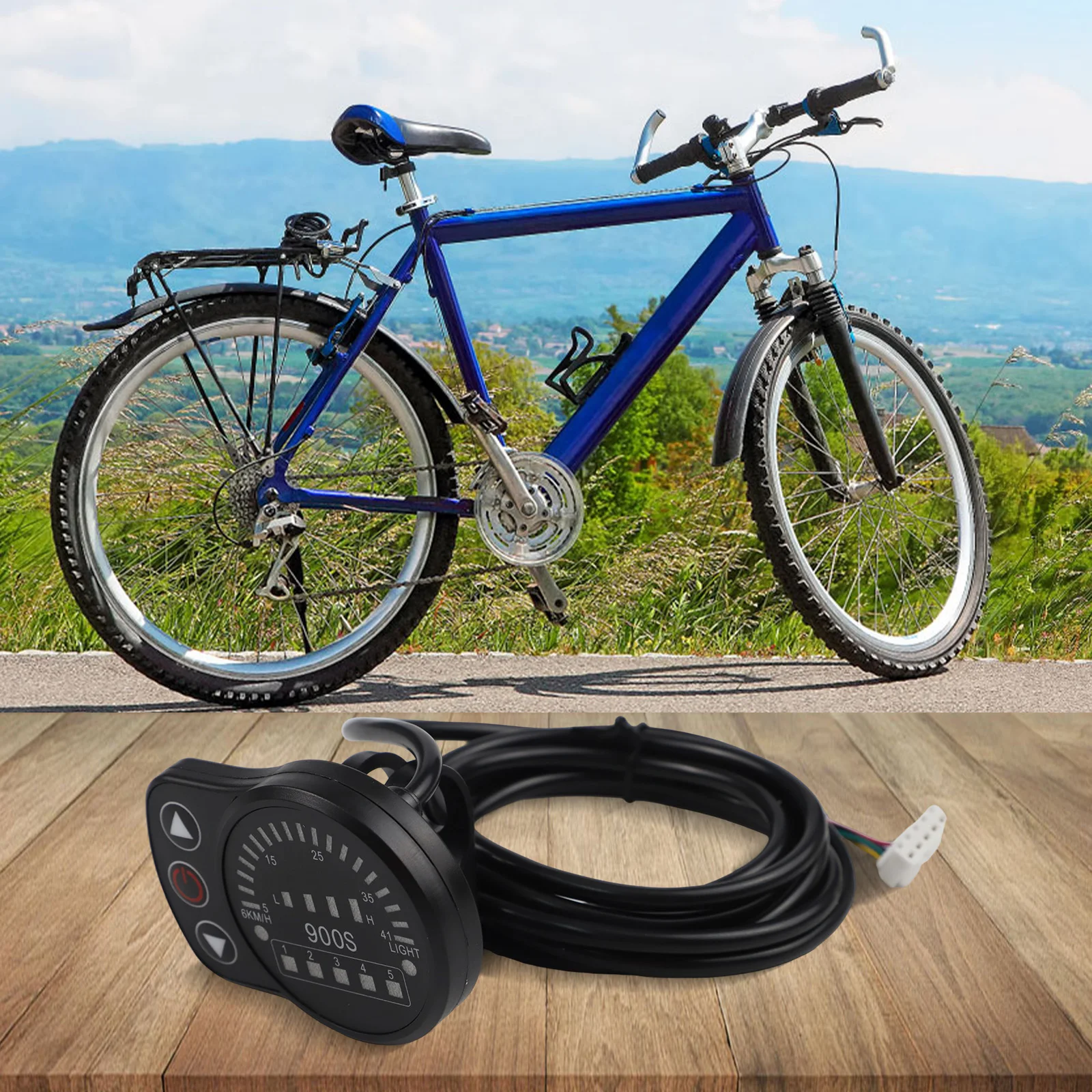 ركوب الدراجات الكهربائية دراجة متر الذكية مراقبة البطارية جهاز مراقبة البطارية لمحرك الدراجة الكهربائية Ebike #4