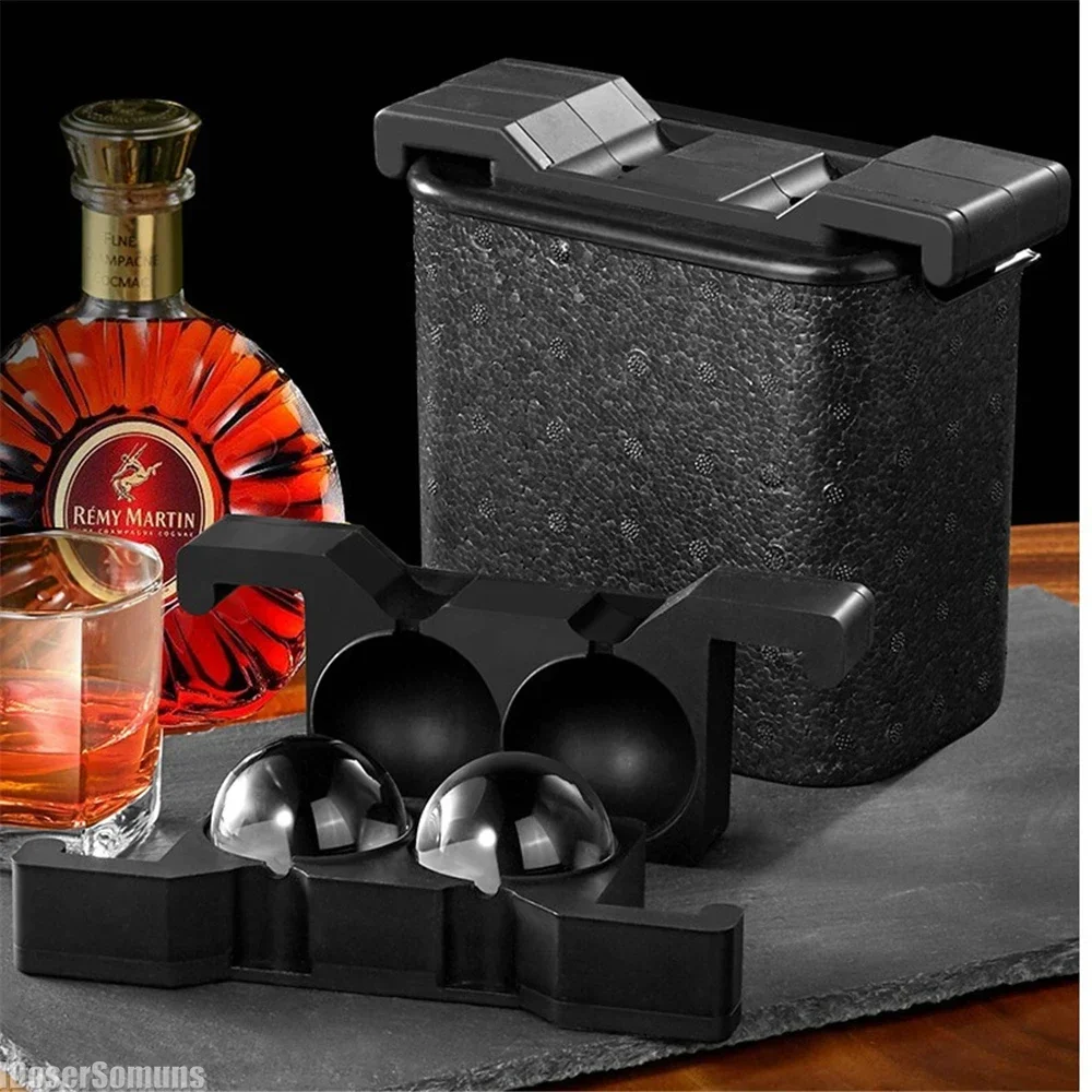 High Transparency Ice Ball Maker Mould Without Bubbles Silicone Mold for Whisky Bar Sphere Cube Tray Mould Ice Cream Tools