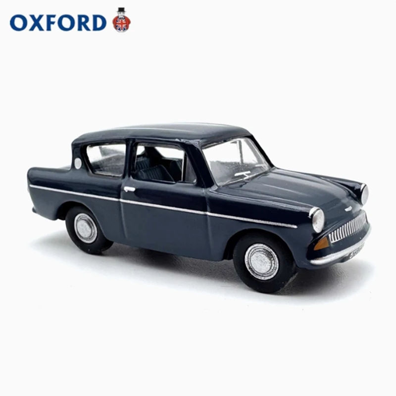 Oxford Diecast 1/76 Scale Ford-anglia Ambassador Alloy Car Model Classic Adult Collection Display Toy Gift