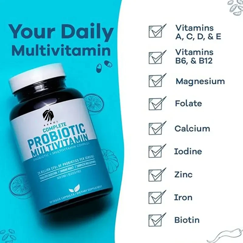 

Probiotic complex vitamin supplement - containing probiotics -25 billion colony forming units - gluten free pills