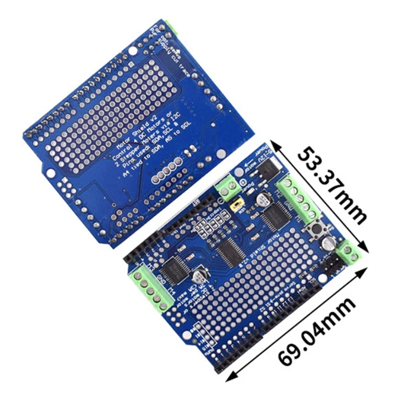 IIC TB6612 Motor/Stepper/Servo Shield V2 DC Stepper Motor PWM Servo Driver Module for-AC17