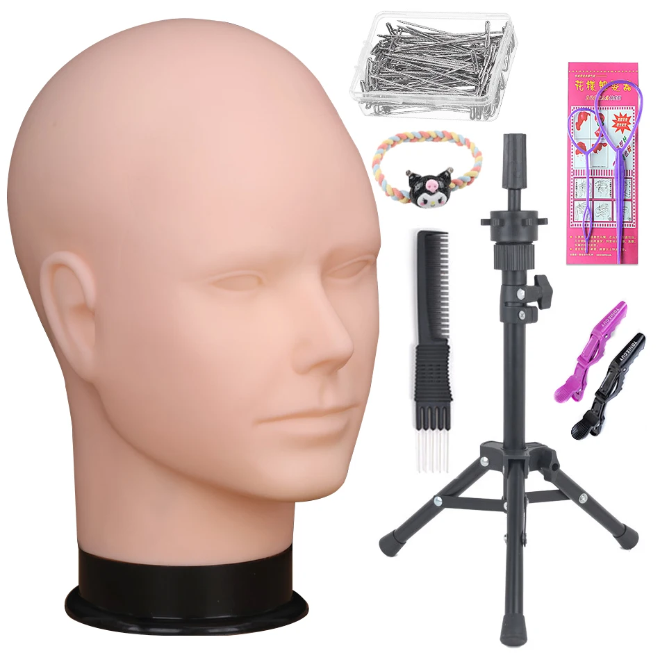 Adjustable Mannequin Head Wig Stand