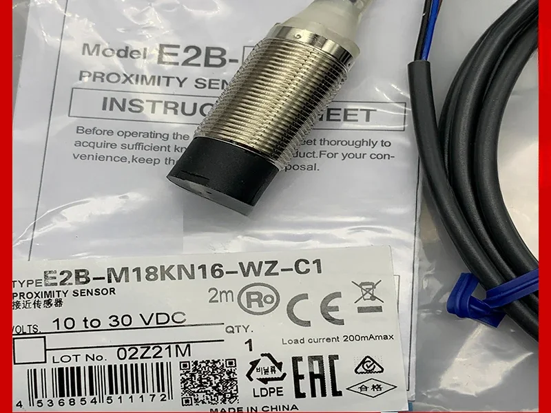 

Sensors E2B-M18KN10/16/KS05-WZ-C1/B1 E2B-M18LN16/LS08-WP-C2/B2