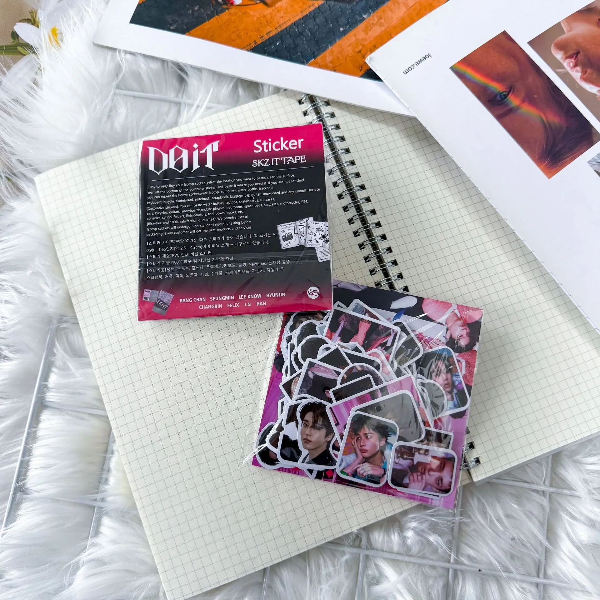Hallyu Boy Group ألبوم جديد DOIT Photobook المشاهير صور بطاقة مجلة Photobook المشاهير صور جمع هدية مربع