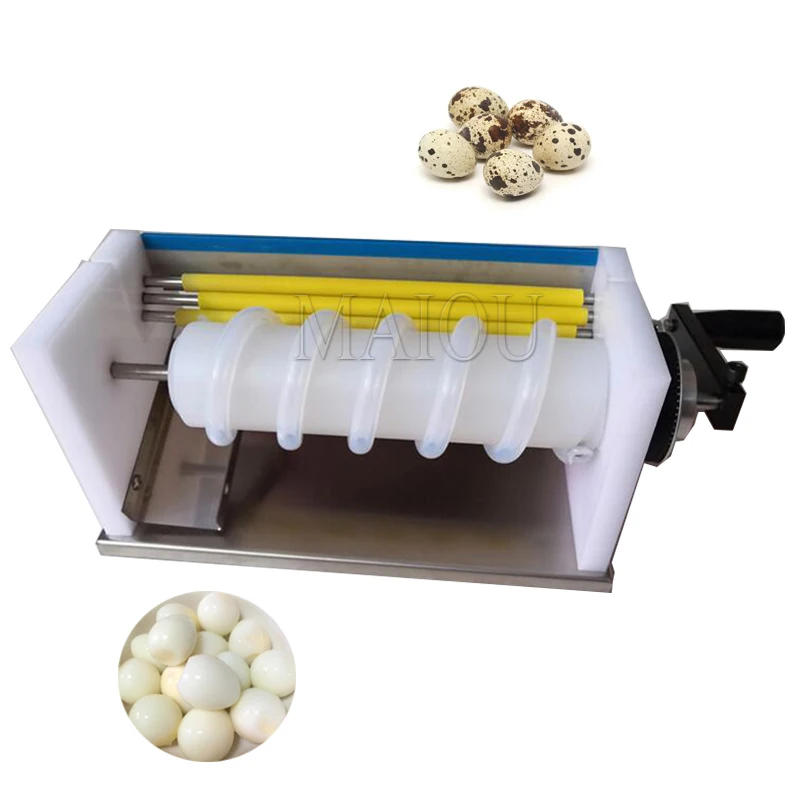 Household Hand Cranked Quail Egg Peeling Machine Artifact Hand Egg Sheller For