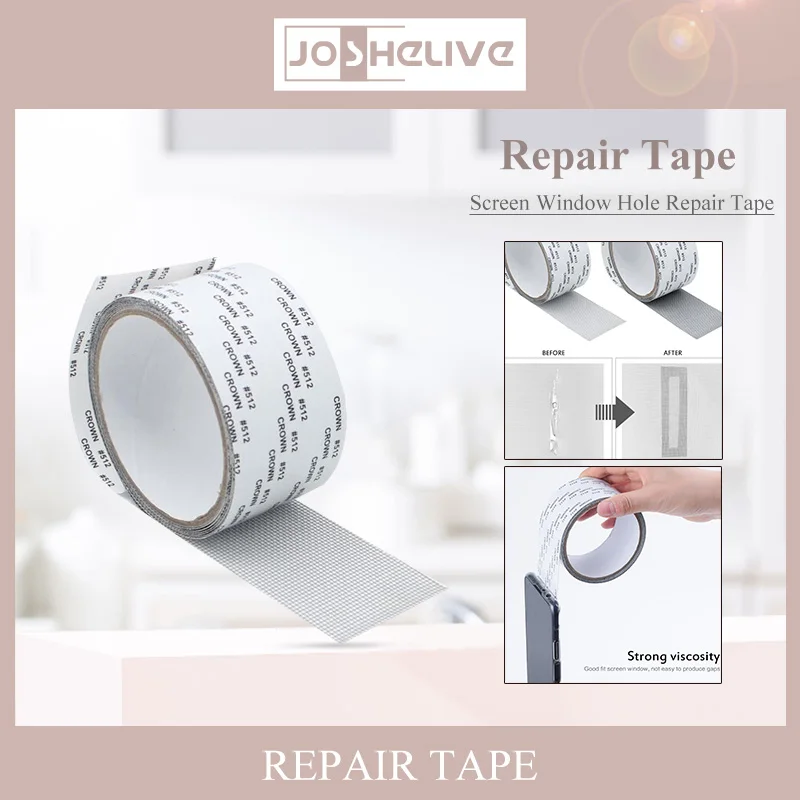 Self-adhesive Window Screen Mosquito Net Repair Tape Window Screen Mesh Sticker Anti-mosquito Window Door Repair Subsidy Tapes