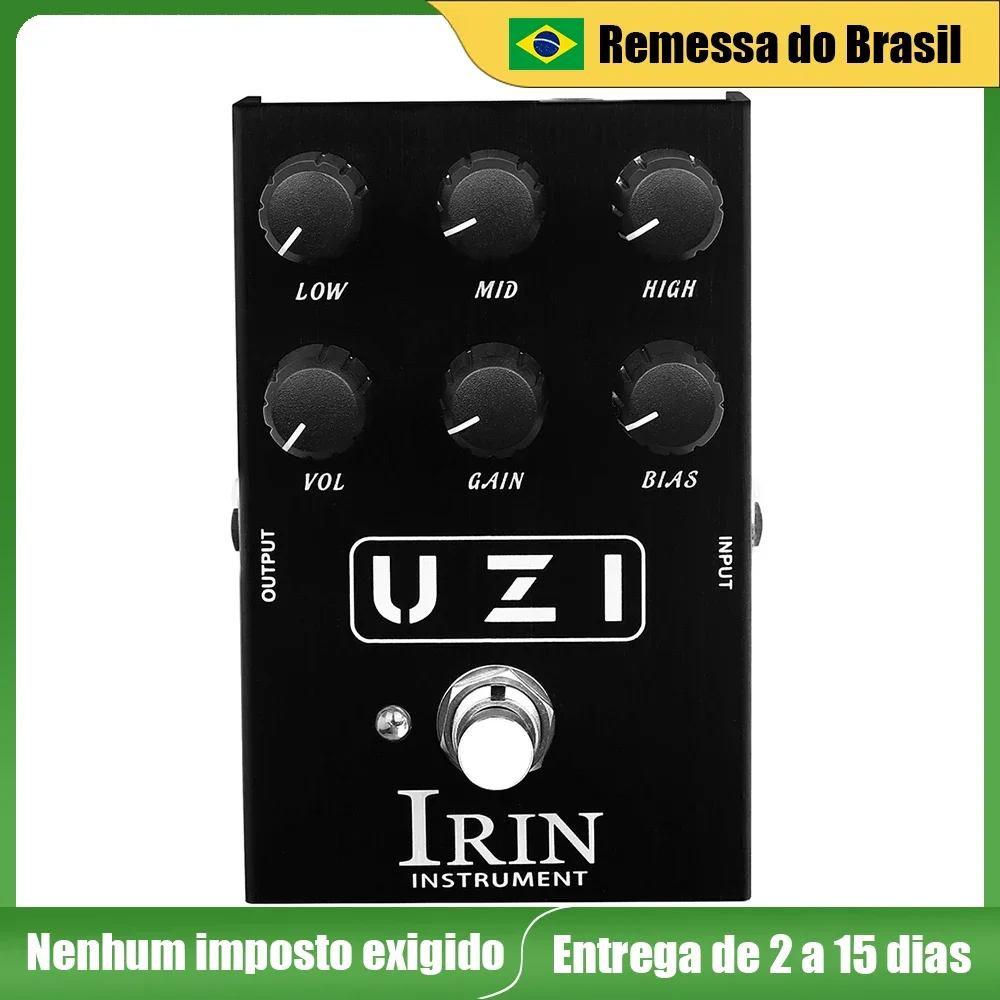 

IRIN AN-35 UZI Electric Guitar Distortion Effect Pedal British American Distortion Effect Guitar Parts & Accessoreis