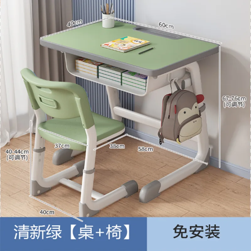 Customizable Children's Learning Adjustable Adjustable Desks and Chairs, Student Homework Homework Home Desk and Chair Set
