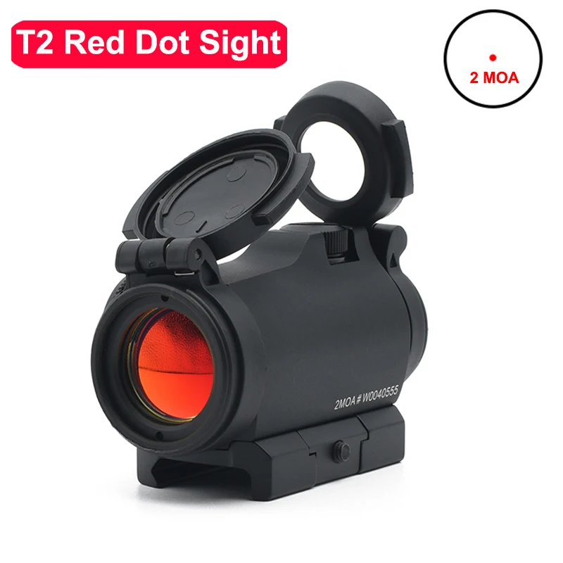 Tactical Optics 1x20mm 2 MOA Red Dot Reflex Sight for Hunting Airsoft Rifles with Leap Larue Mounts and Full Original Markings