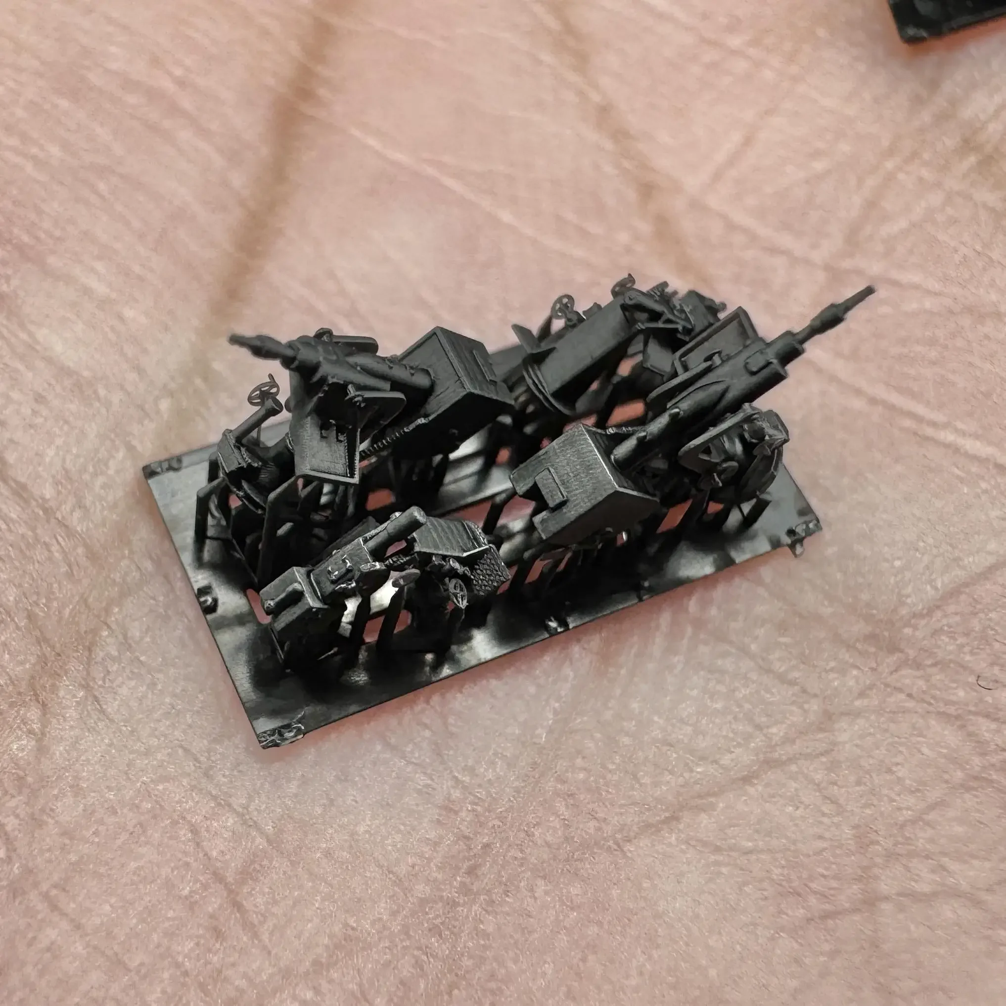 MUYI MODEL 1/700 G700005 KRIEGSMARINE PRACTICE LOADING MACHINE & AMMUNITION RACK 3D Print Part