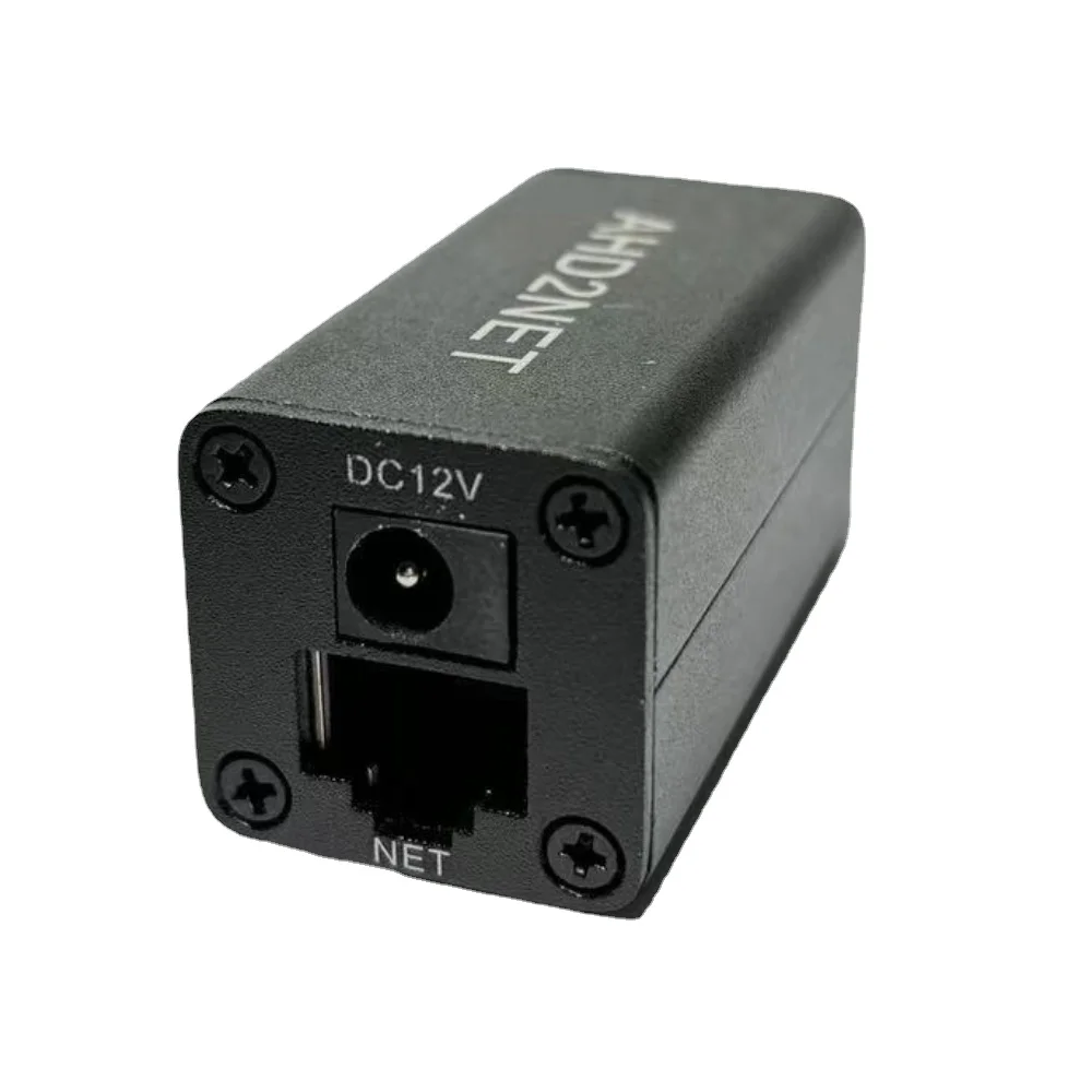 H.265 ONVIF Adapter AHD To IPC Converter 720P/1080P AHD/TVI/CVI PAL/NTSC Camera To IP Wired Cam Converter BNC Input RJ45 Output