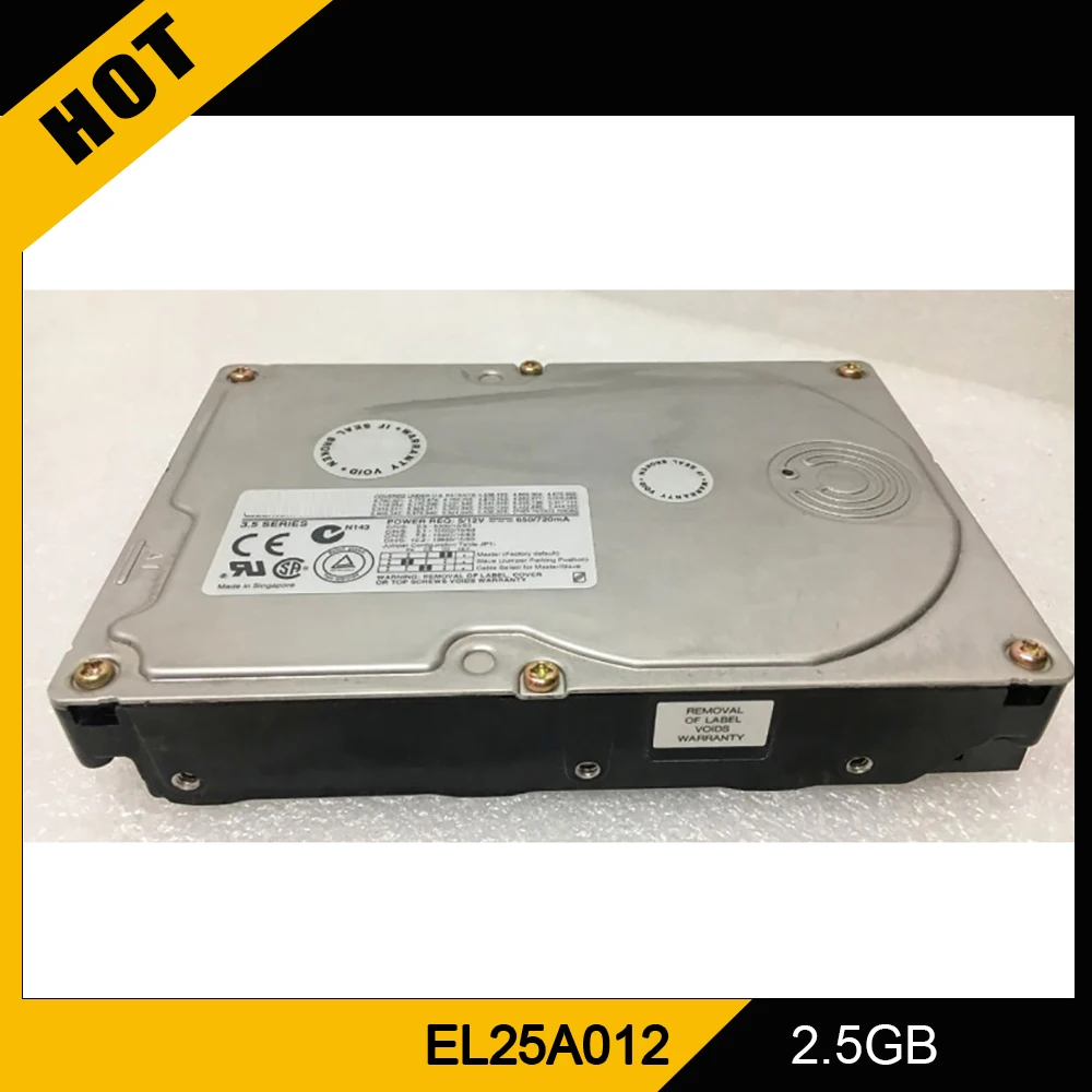 EL25A012 HDD For Quantum Hard Disk 2.5AT REV 01-B Parallel Port IDE 2.5G 2.5GB Industrial Medical Hard Drive High Quality