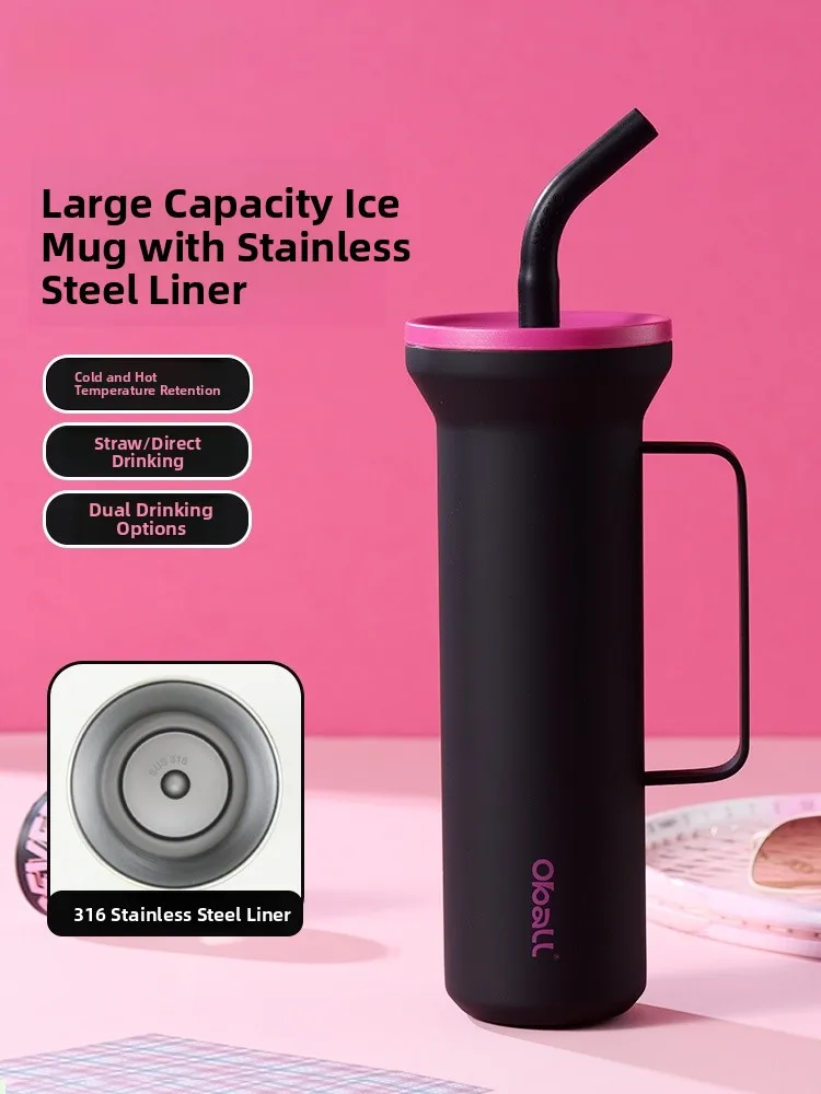 

Oball Large Capaci Water Bottle St Insulated Cup for Women Outdoor Ice King Office Cup Sli High Aesthetic Value