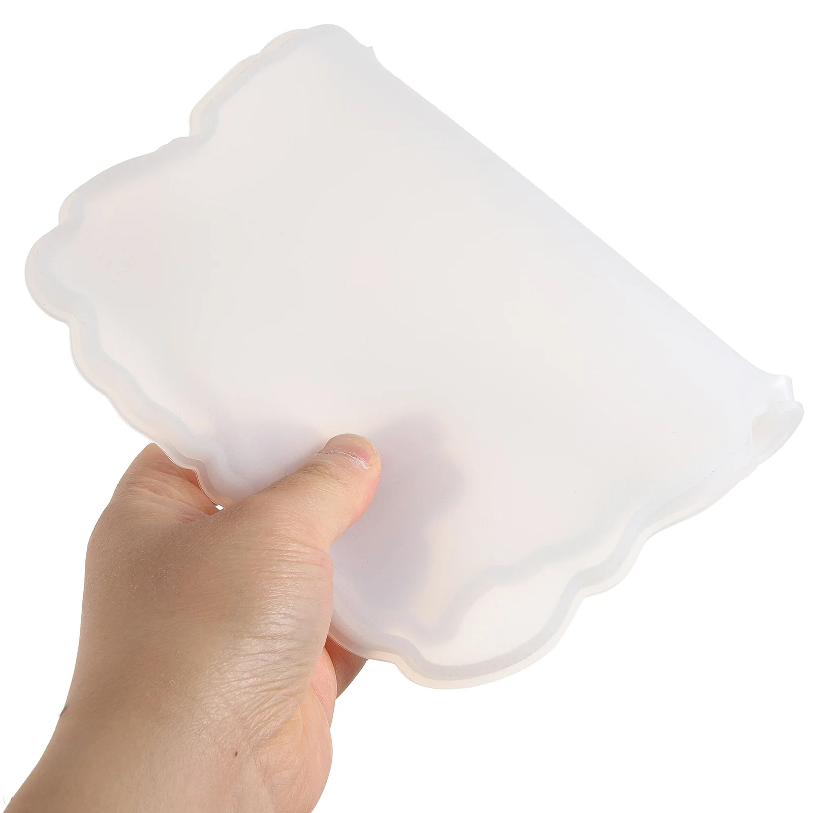 

1 Set Silicone Tray Moldresin Molds Epoxy Tray Agate Mold For Diy Home Decoration Banquet Lightweight Storage Easy