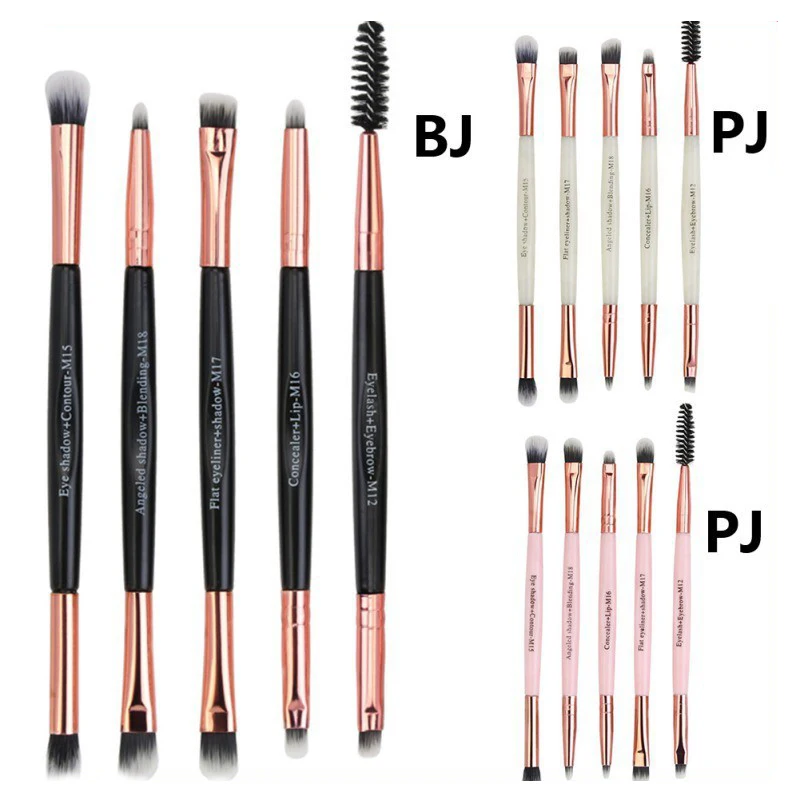 Makeup Brush Sets Portable Double Head Eyebrow Brush Facial Eye Lip Makeup Eyeshadow Concealer Blush Makeup Brush Tool