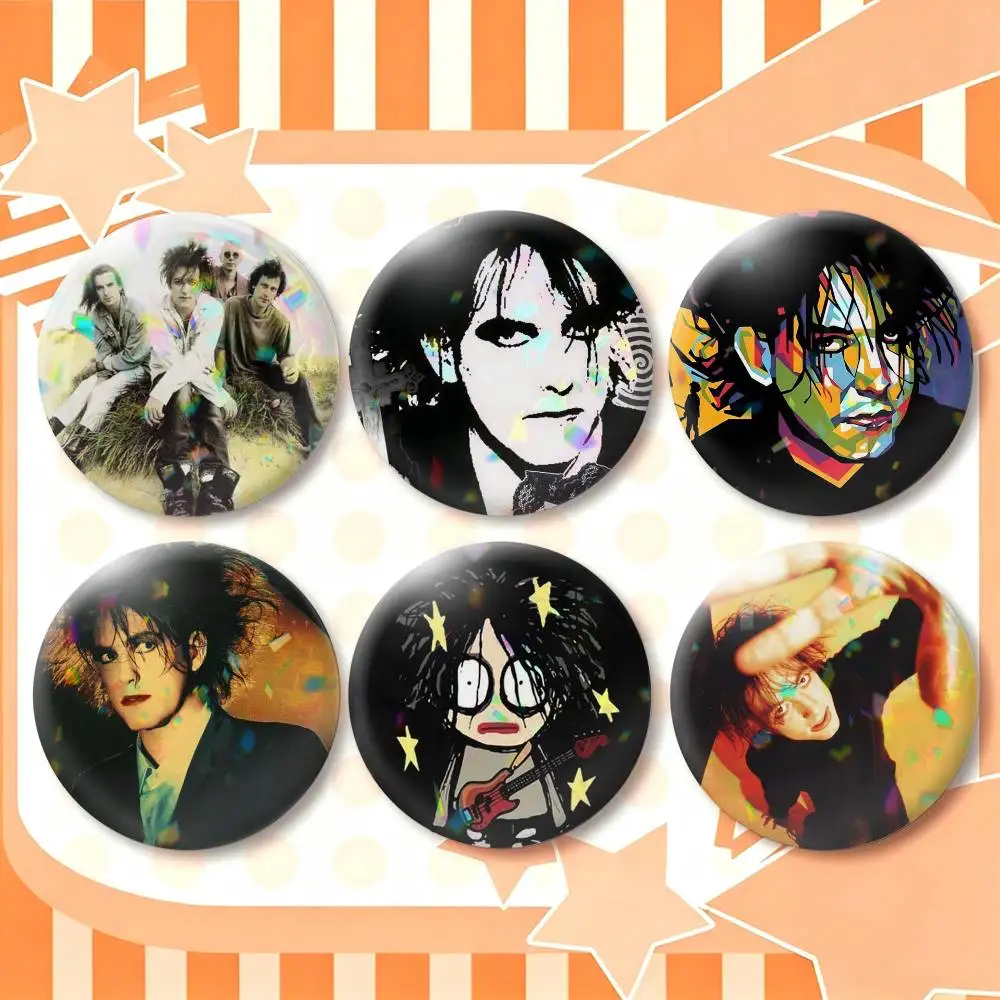 The cure Robert S-Smith  25mm 32mm 44mm 58mm 75mm Brooches Badges Pins for Accessories Gift