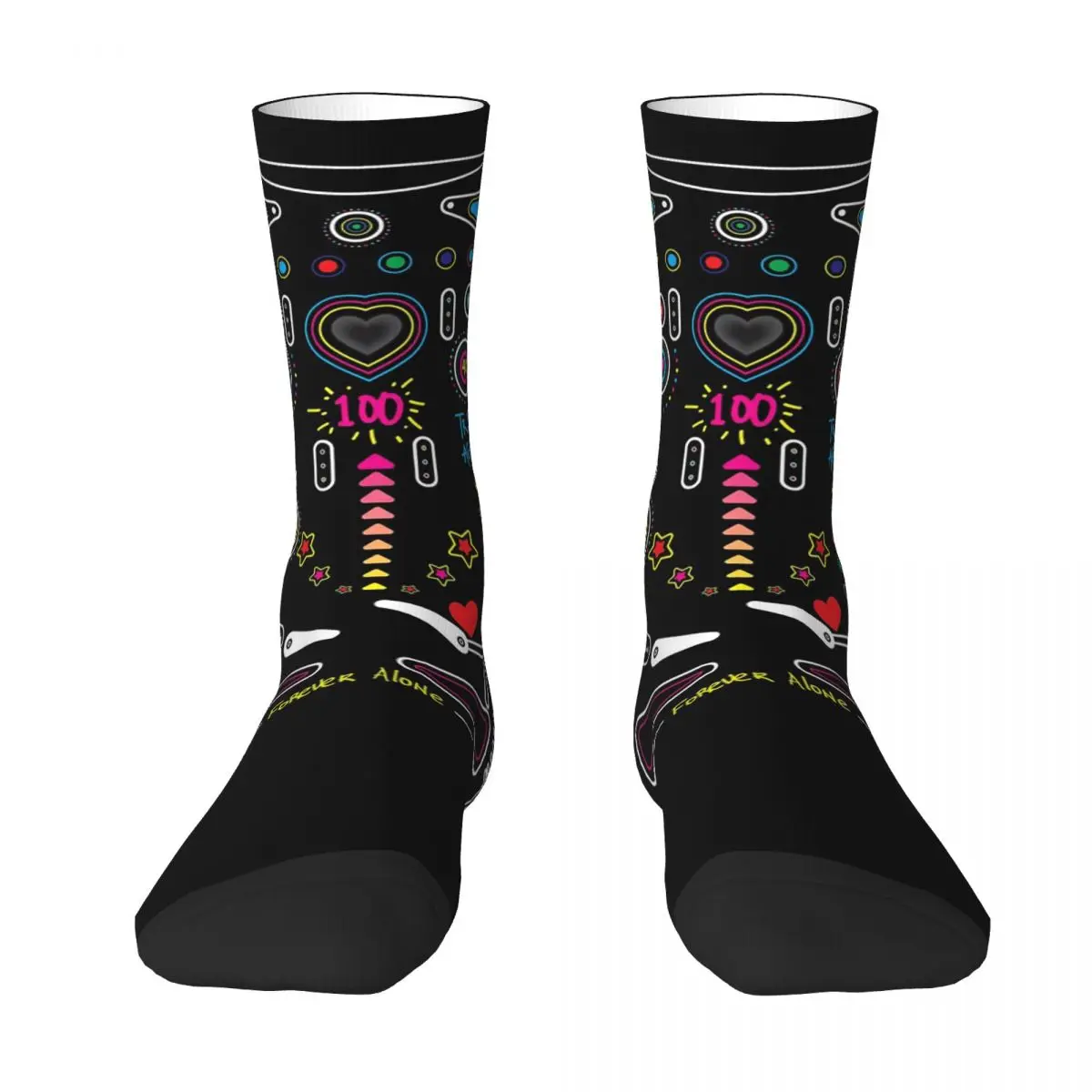 

Pinball Socks Harajuku High Quality Stockings All Season Long Socks Accessories for Man's Woman's Birthday Present