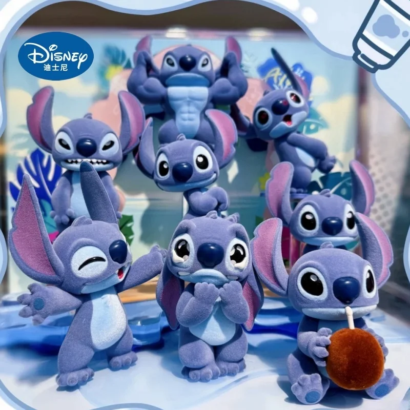 Новая 52 игрушки Stitch Cute Series слепая коробка Interstellar Baby Stitch игрушка ручной работы Kawaii Mystery Box Dsktop модель Рождественский подарок игрушка