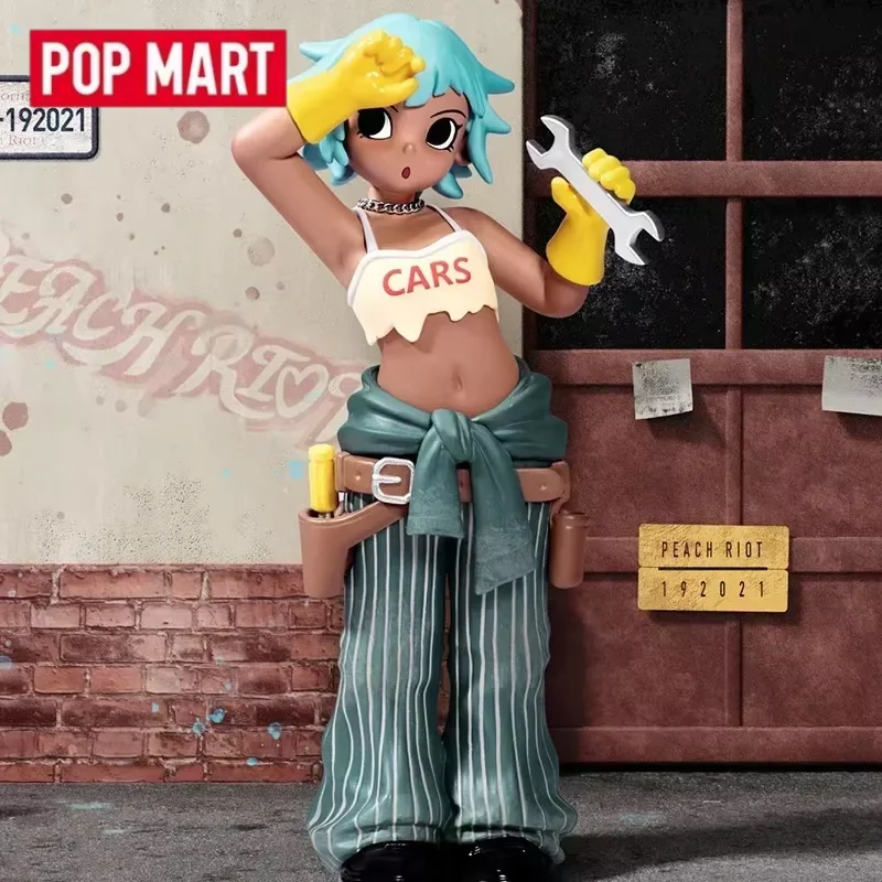 

POP MART Peach Riot RUSH HOUR Series слепая коробка Mystery Box Guess Bag Toys Doll Cute Desktop Ornament Collection Аниме Фигурка
